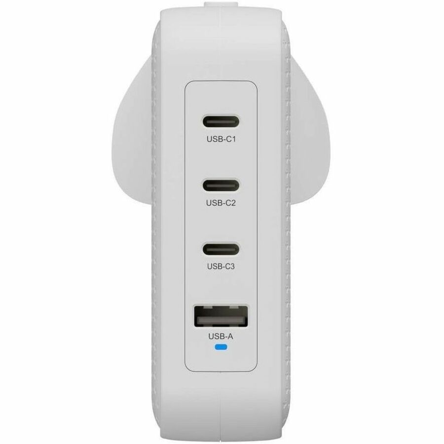 Targus HyperJuice 145W USB-C GaN Travel Charger with 4 Ports - White