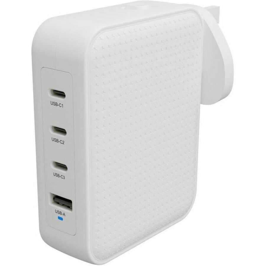 Targus HyperJuice 145W USB-C GaN Travel Charger with 4 Ports - White