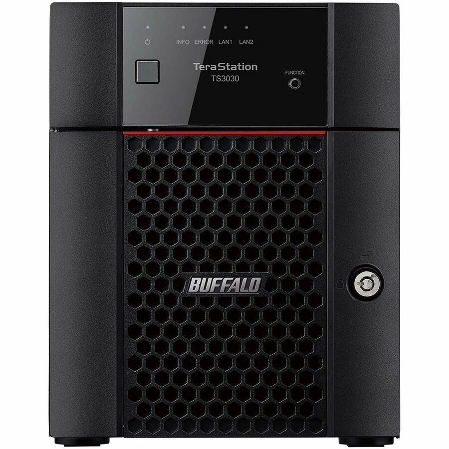 BUFFALO TeraStation 3430DN 4-Bay Secure SMB Desktop NAS 16TB (4x4TB) with Hard Drives Included