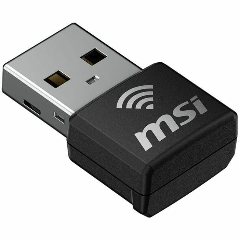 MSI GUAX18N IEEE 802.11 a/b/g/n/ac/ax Dual Band Wi-Fi Adapter for Computer, Notebook