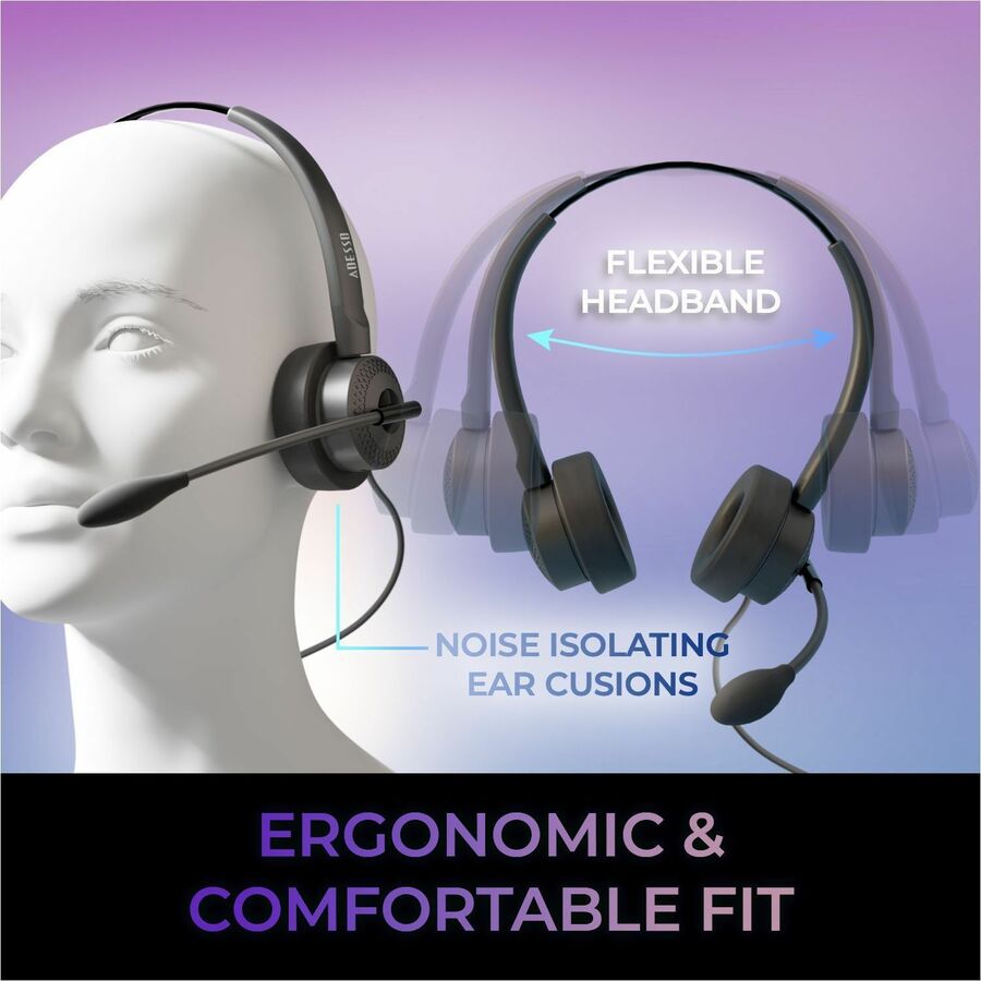 Adesso Xtream P7 Wired Stereo Headset With AI Controls