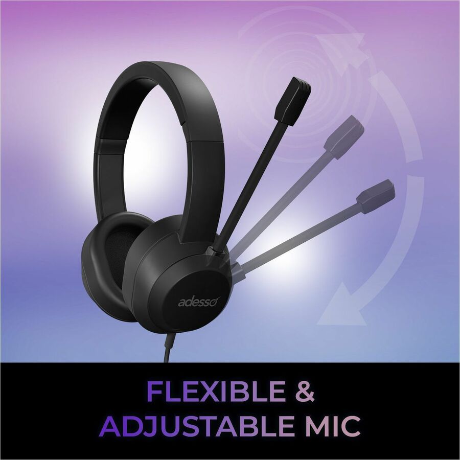 Adesso Xtream P7 Wired Stereo Headset With AI Controls