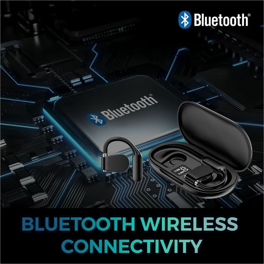 Adesso Xtream T4 Open-Ear Bluetooth Earbuds with Charging Case