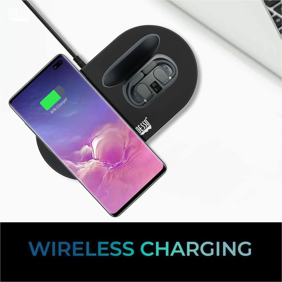 Adesso Xtream T4 Open-Ear Bluetooth Earbuds with Charging Case