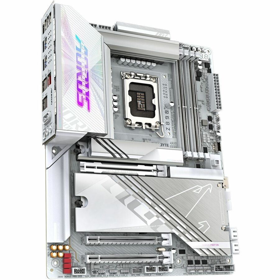 GIGABYTE Ultra Durable Z890 PRO ICE Gaming Desktop Motherboard - Intel Z890 Chipset - Socket LGA-1851 - ATX