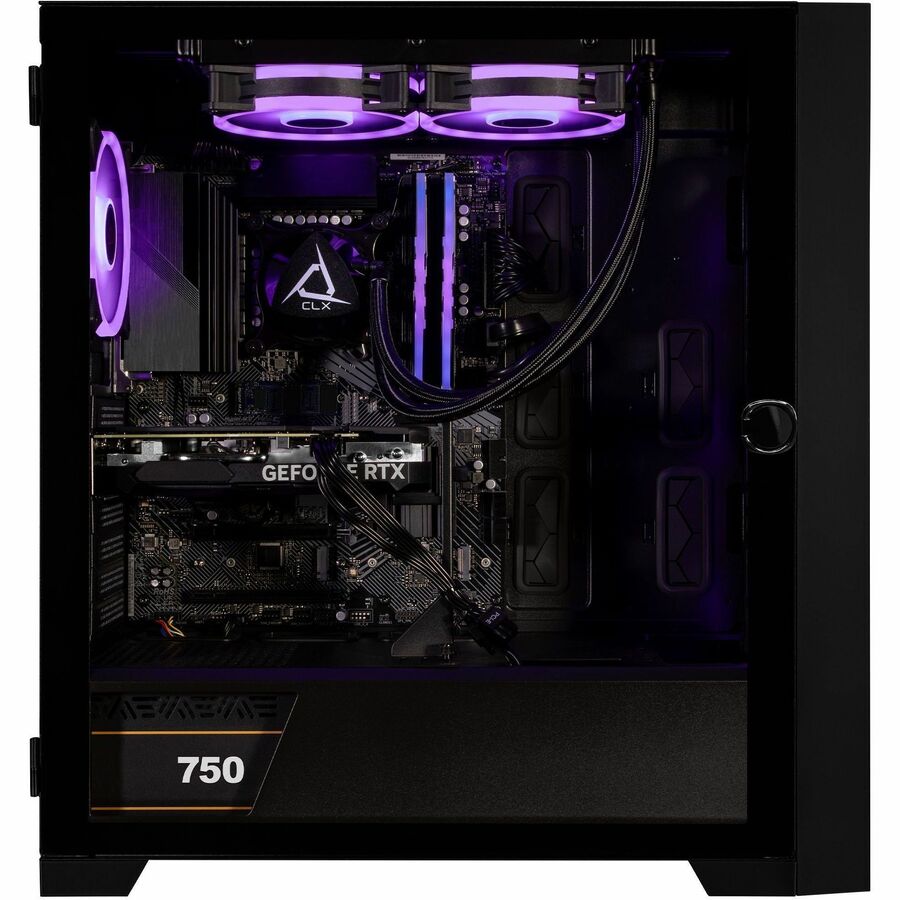 CLX SET Gaming Desktop Computer - Intel Core i7 14th Gen i7-14700KF - 32 GB - 2 TB SSD - Mid-tower - Black