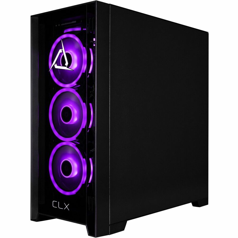 CLX SET Gaming Desktop Computer - Intel Core i7 14th Gen i7-14700KF - 32 GB - 2 TB SSD - Mid-tower - Black