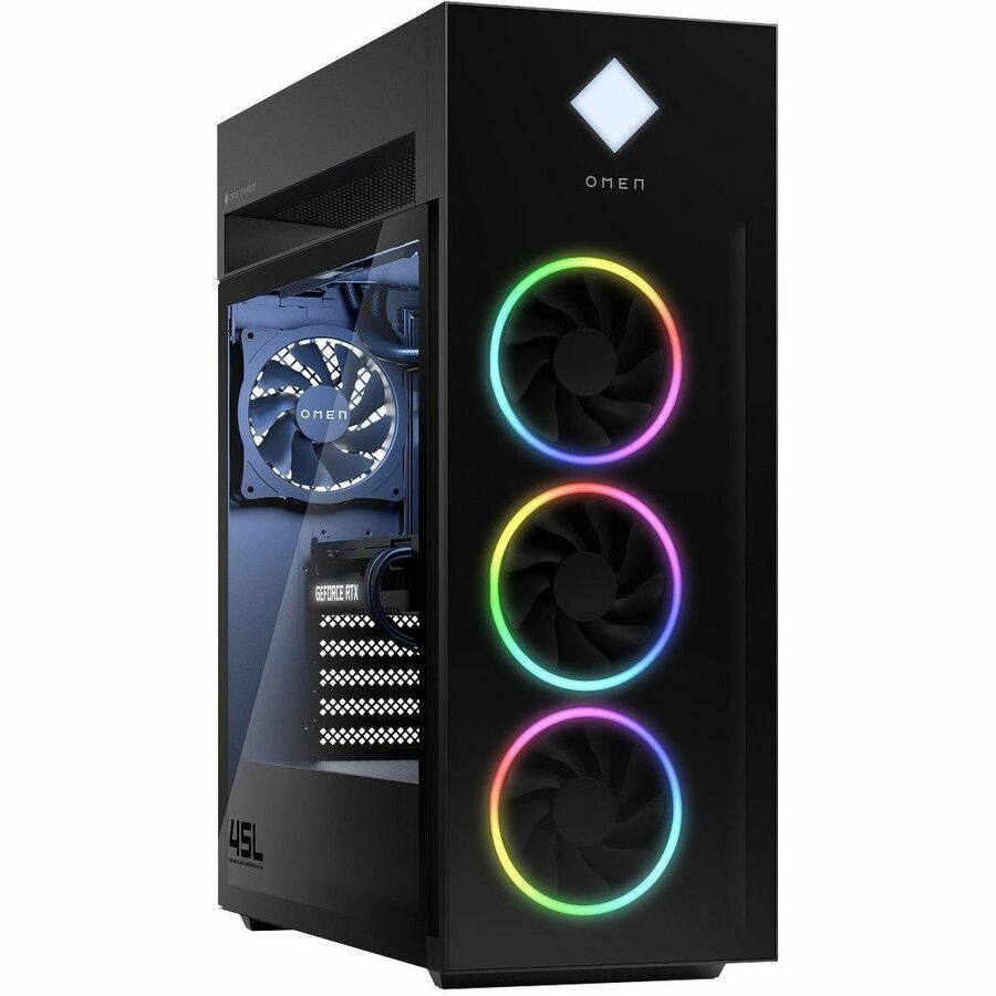 OMEN OMEN 45L GT22-3000i GT22-3090 Gaming Desktop Computer - Intel Core Ultra 9 285K - 64 GB - 2 TB SSD - Tower - Black