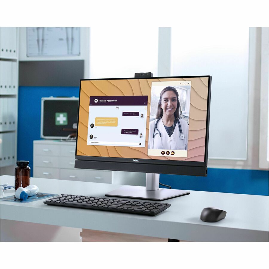 Dell Pro 24 QB24250 All-in-One Computer - Intel Core Ultra 7 265 - vPro Technology - 32 GB - 512 GB SSD - 23.8