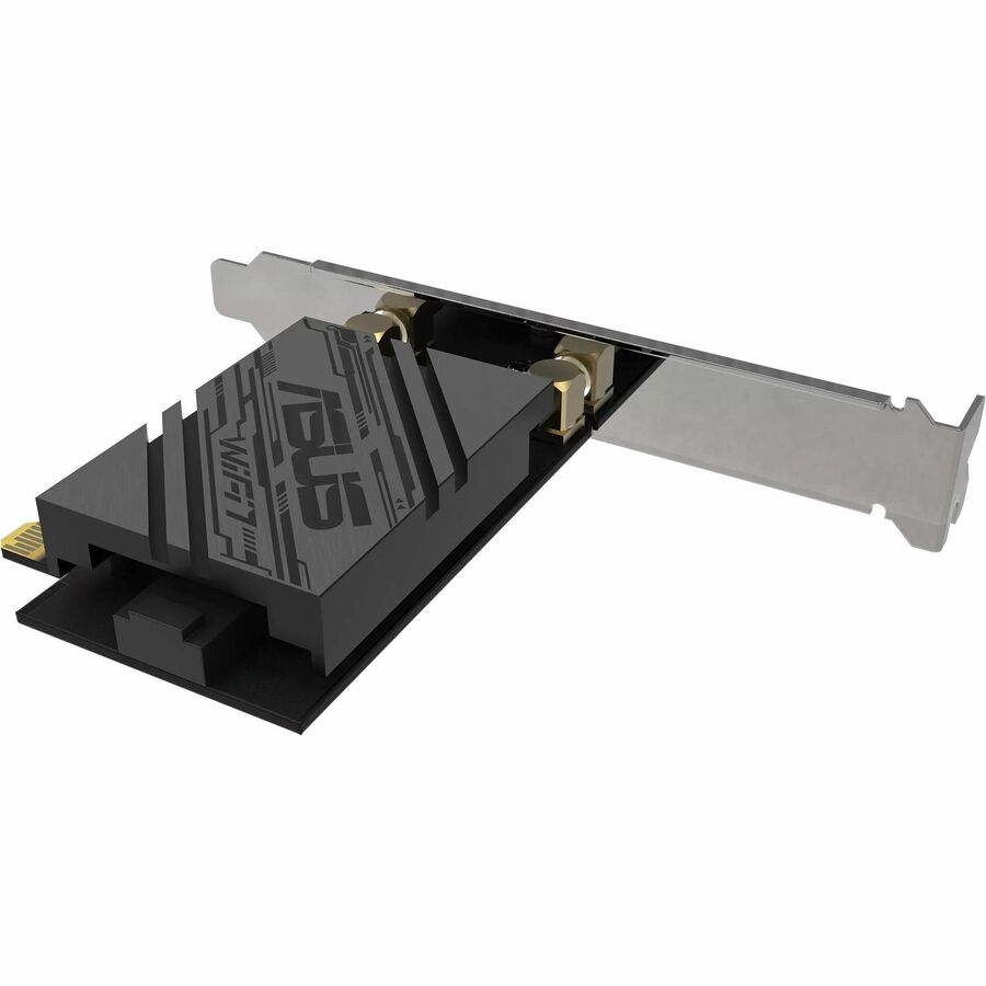 Asus PCE-BE90BT IEEE 802.11be Bluetooth 5.4 Tri Band Wi-Fi/Bluetooth Combo Adapter for Router, Desktop Computer