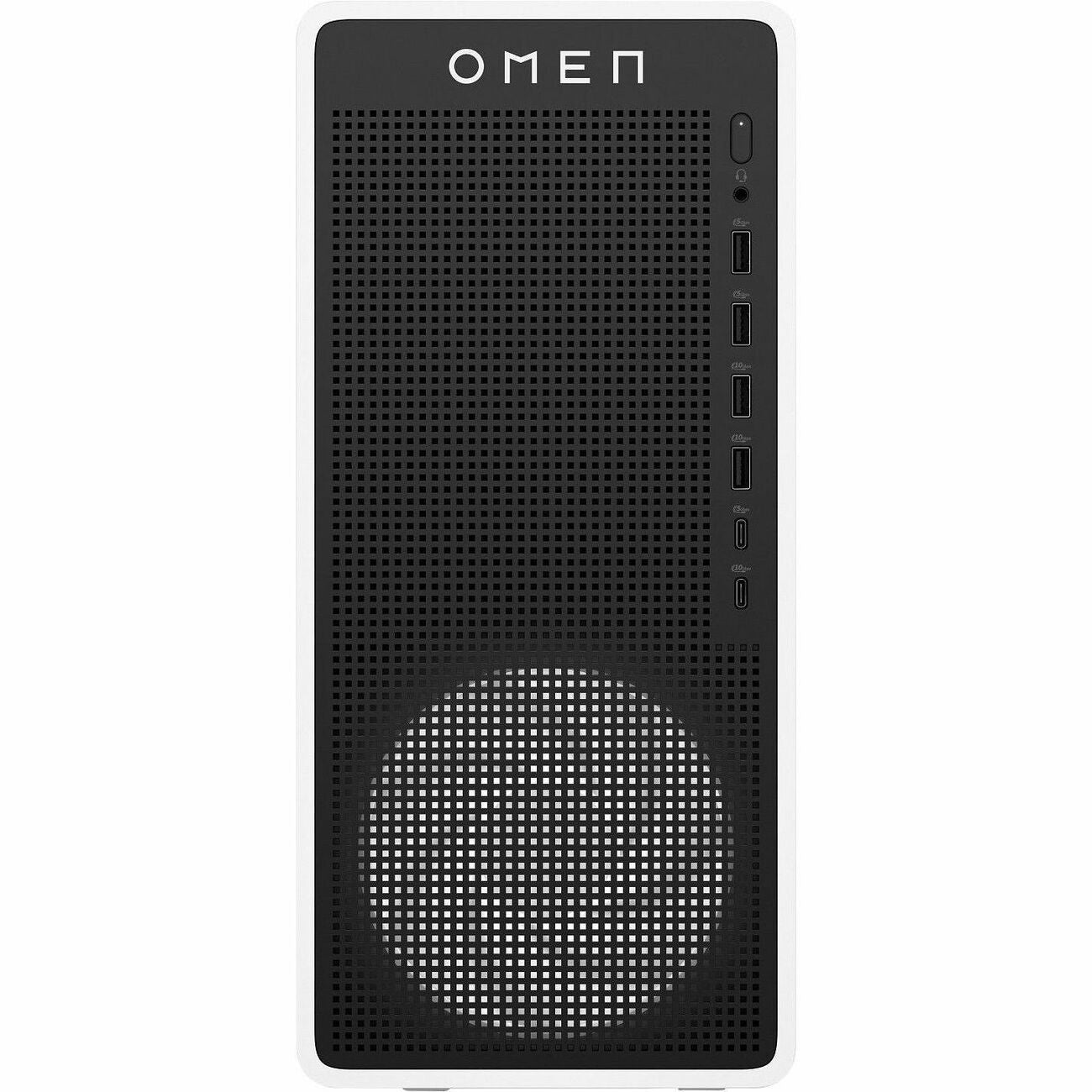 OMEN TG03-0000a TG03-0120 Gaming Desktop Computer - Intel Core Ultra 5 225F - 16 GB - 1 TB SSD - Snow White Metal, Black Metal