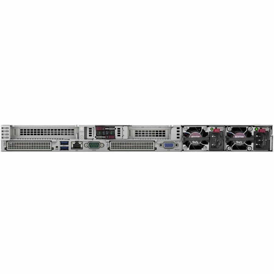 HPE ProLiant DL360 Gen11 1U Rack Server - 1 x Intel Xeon Silver 4510 2.40 GHz - 64 GB RAM - 8 TB HDD - (2 x 4TB) HDD Configuration - Serial ATA/600, 12Gb/s SAS, NVMe Controller
