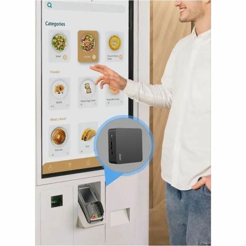 MSI Cubi NUC AI+ 2MG Cubi NUC AI+ 2MG-022US Desktop Computer - Intel Core Ultra 9 288V - 32 GB - 1 TB SSD - Mini PC - Black