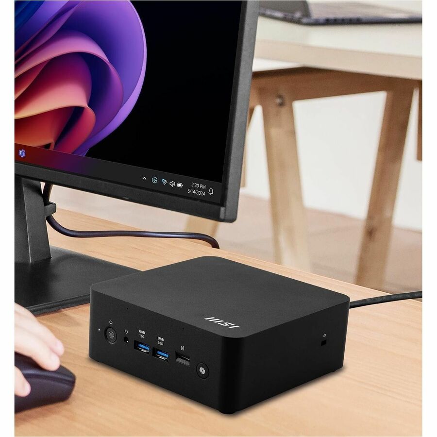 MSI Cubi NUC AI+ 2MG Cubi NUC AI+ 2MG-022US Desktop Computer - Intel Core Ultra 9 288V - 32 GB - 1 TB SSD - Mini PC - Black