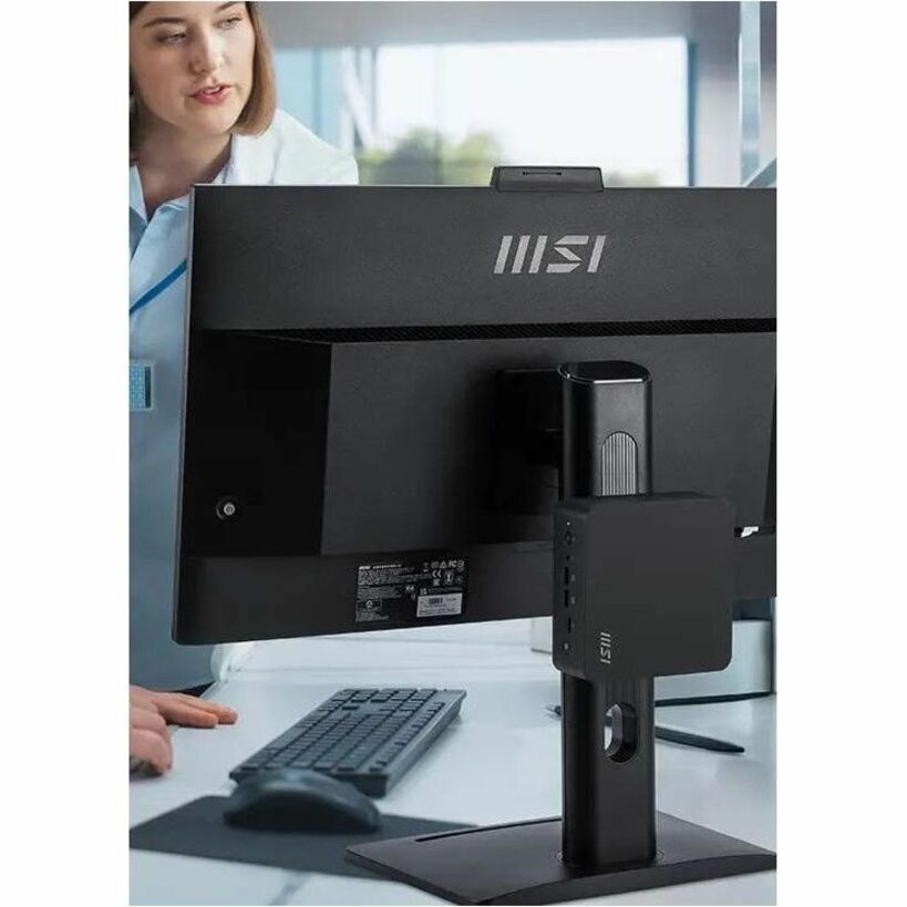 MSI Cubi NUC AI 2MG Cubi NUC AI+ 2MG-019US Desktop Computer - Intel Core Ultra 7 258V - 32 GB - 1 TB SSD - Mini PC - Black