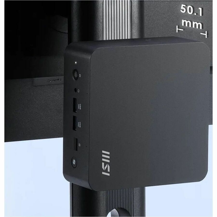 MSI Cubi NUC AI 2MG Cubi NUC AI+ 2MG-019US Desktop Computer - Intel Core Ultra 7 258V - 32 GB - 1 TB SSD - Mini PC - Black