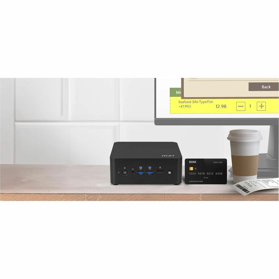 MSI Cubi NUC AI 2MG Cubi NUC AI+ 2MG-019US Desktop Computer - Intel Core Ultra 7 258V - 32 GB - 1 TB SSD - Mini PC - Black