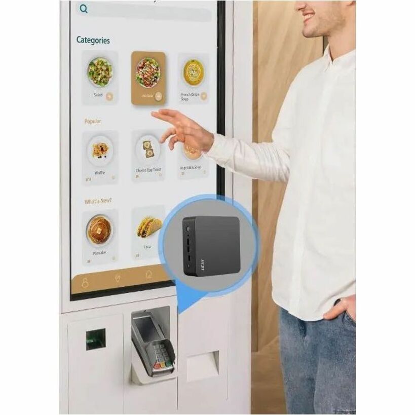 MSI Cubi NUC AI+ Cubi NUC AI+ 2MG-002BUS Barebone System - Mini PC - Socket BGA-2833 - Intel Core Ultra 9 288V 3.30 GHz Octa-core (8 Core)