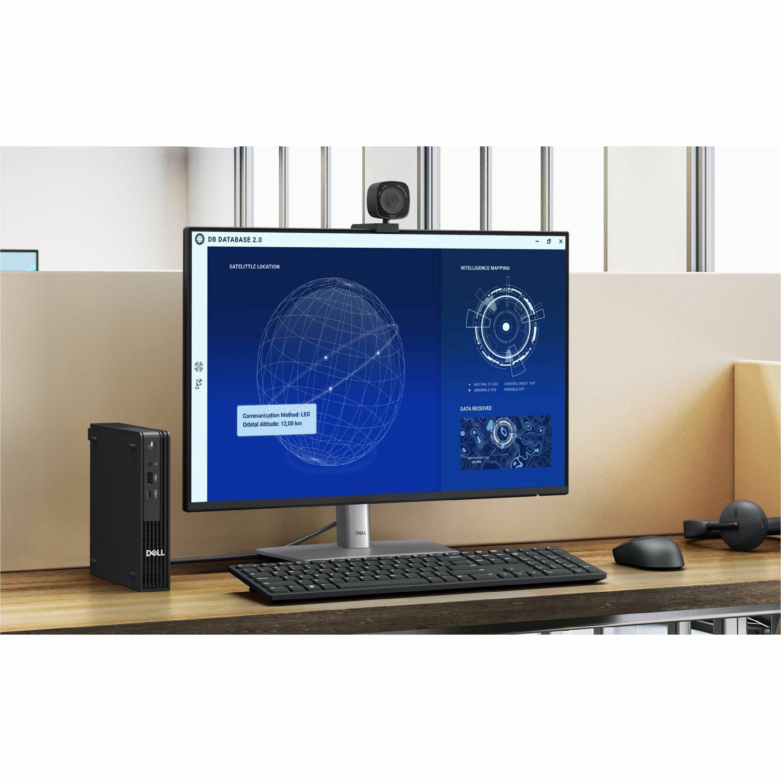 Dell Pro Micro QCM1250 Desktop Computer - Intel Core Ultra 7 265T - vPro Technology - 16 GB - 256 GB SSD - Micro PC