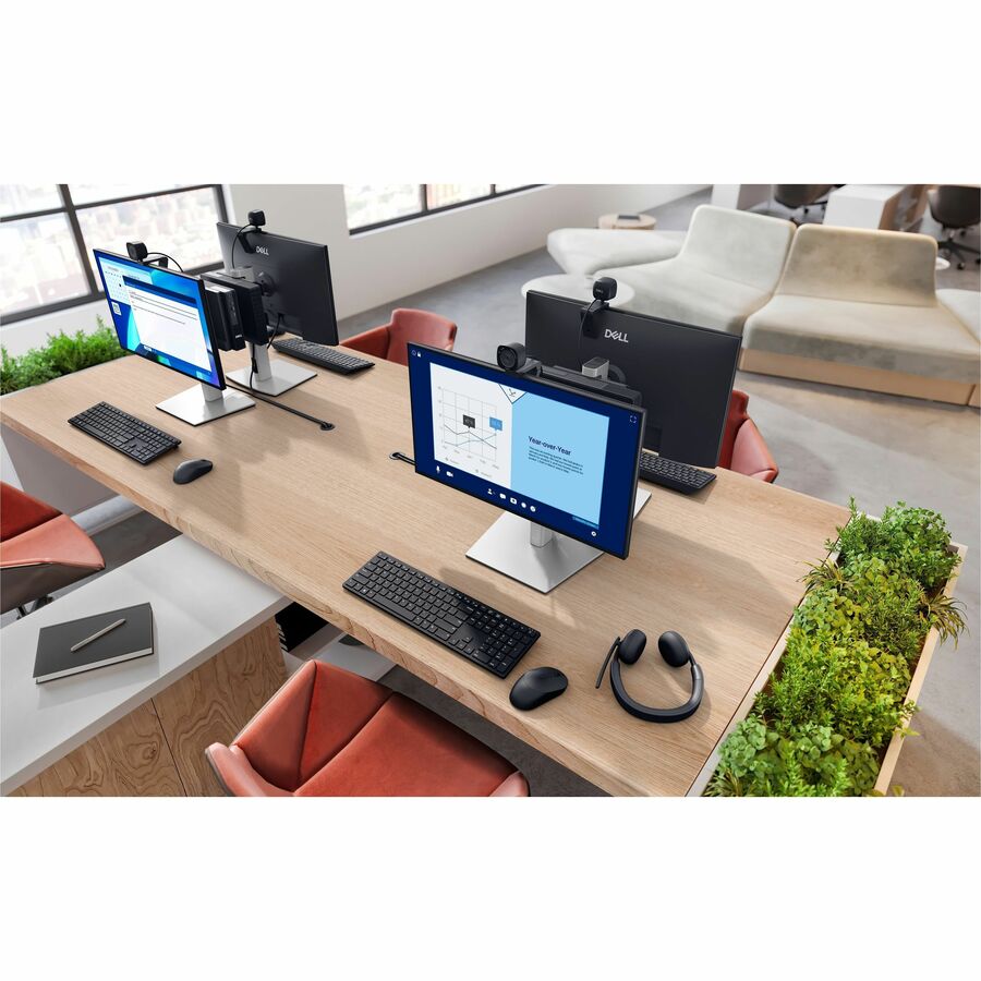 Dell Pro Micro QCM1250 Desktop Computer - Intel Core Ultra 7 265T - vPro Technology - 16 GB - 256 GB SSD - Micro PC
