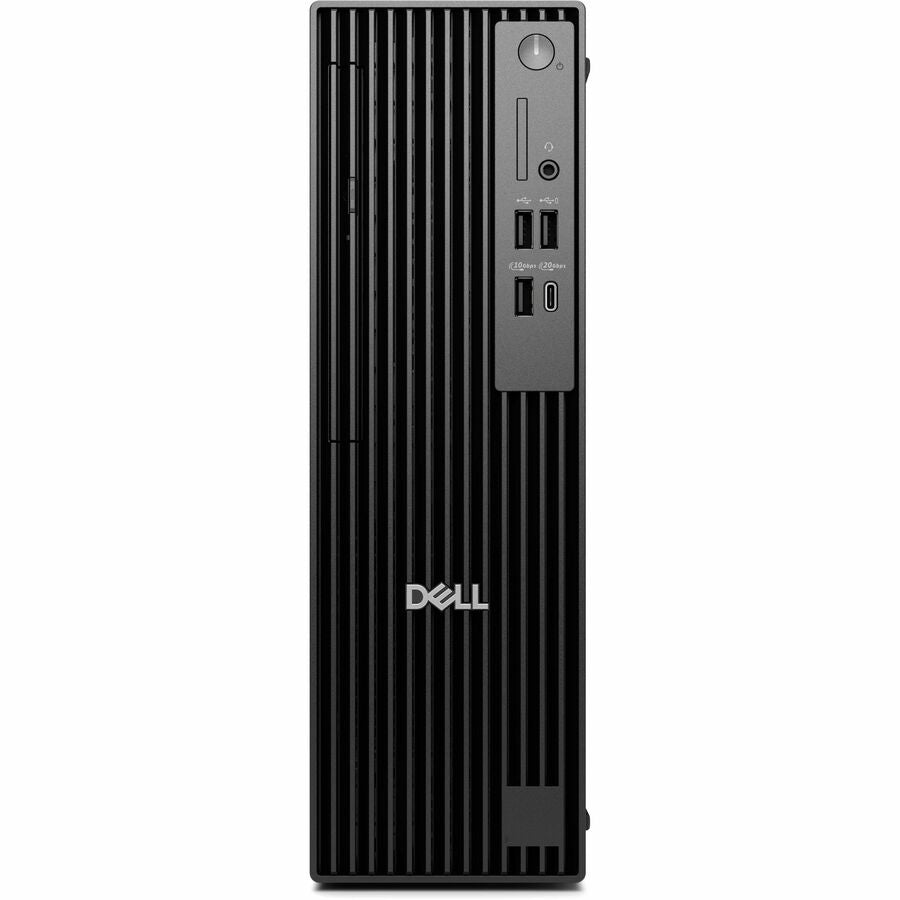 Dell Pro Slim Plus QBS1250 Desktop Computer - Intel Core Ultra 5 235 - 16 GB - 256 GB SSD - Slim PC - Standard Black
