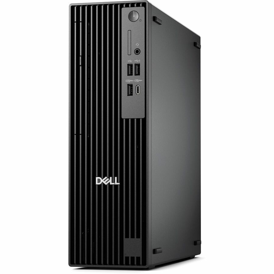 Dell Pro Slim Plus QBS1250 Desktop Computer - Intel Core Ultra 5 235 - 16 GB - 256 GB SSD - Slim PC - Standard Black