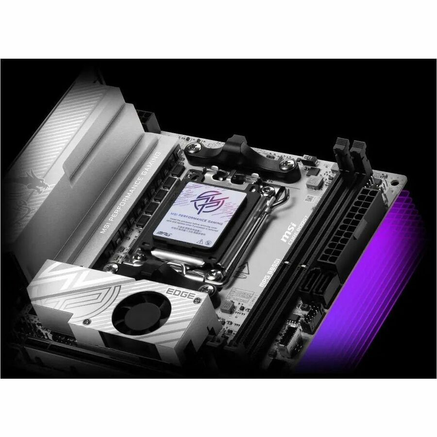 MSI MPG B850I EDGE TI WIFI Gaming Desktop Motherboard - AMD B850 Chipset - Socket AM5 - Mini ITX
