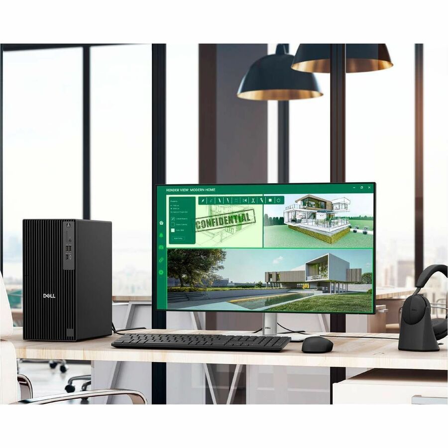 Dell Pro QCT1250 Desktop Computer - Intel Core Ultra 7 265 - vPro Technology - 16 GB - 512 GB SSD - Tower