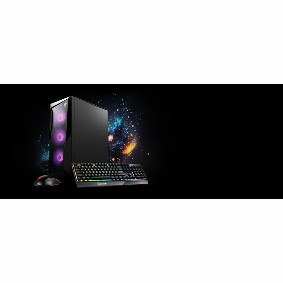 MSI Codex Z2 Codex Z2 D8NVL-488US Gaming Desktop Computer - AMD Ryzen 5 8400F - 16 GB - 1 TB SSD - Black