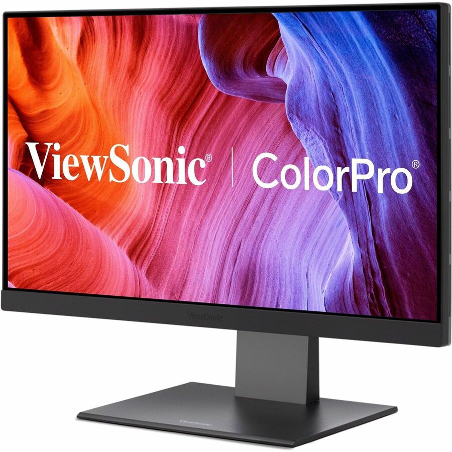 ViewSonic VP2488-4K 24 Inch 4K Mac-Ready Monitor with 100%sRGB, 98% DCI-P3, Pantone Validated, Advanced Ergonomics, Thunderbolt 4, USB Hub, HDMI, and DP for Home and Office