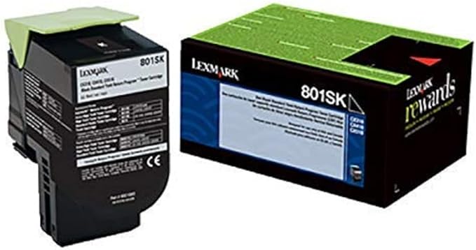 Lexmark 80C1SK0 Black Standard Yield Return Program Toner