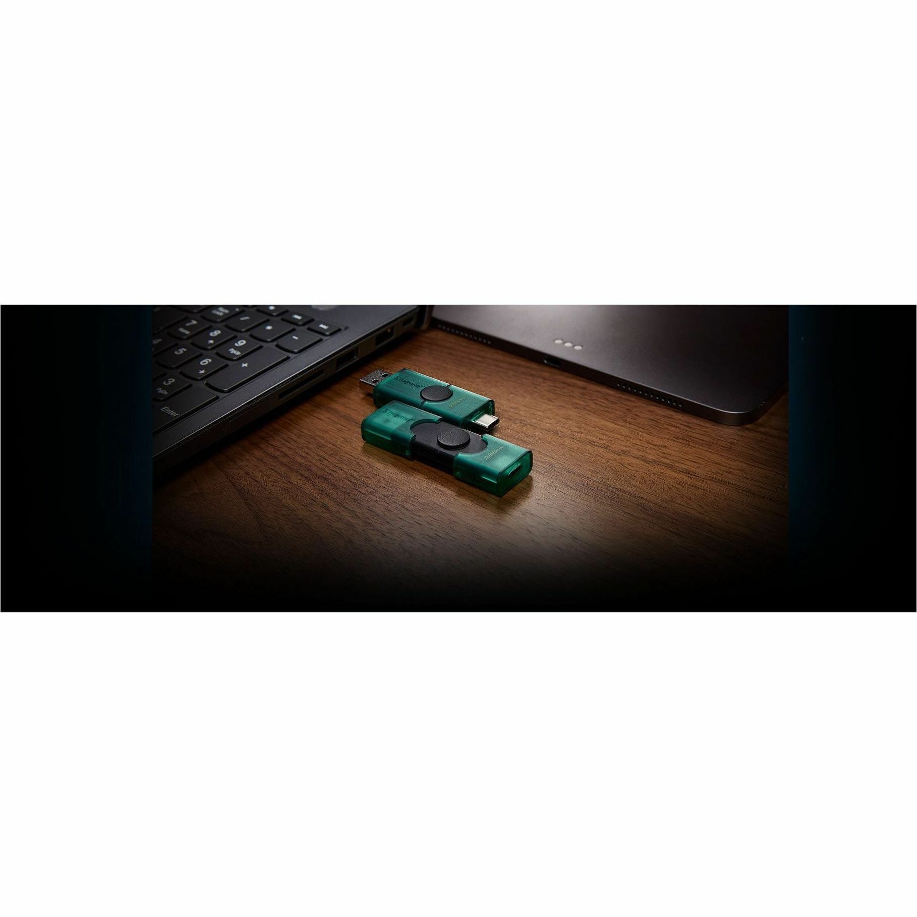 Kingston DataTraveler Duo 256GB (USB 3.2 (Gen 1) Type A + USB 3.2 (Gen 1) Type C) On-The-Go Flash DriveNEW