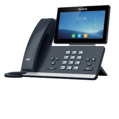 Yealink SIP-T58W IP Phone - Corded - Corded/Cordless - Wi-Fi - Wall Mountable, Desktop - Classic Gray