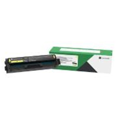 Lexmark Original High Yield Laser Toner Cartridge - Yellow Pack