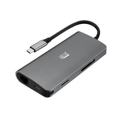 Adesso 8-in-1 USB-C Multi-Port Docking Station (TAA Compliant)