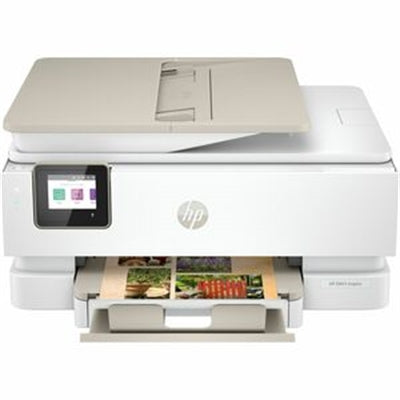 HP ENVY Photo 7975 Wired & Wireless Inkjet Multifunction Printer - Color - White/Light PortobelloNEW