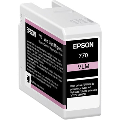 Epson UltraChrome PRO 770 Original Inkjet Ink Cartridge - Vivid Light Magenta Pack