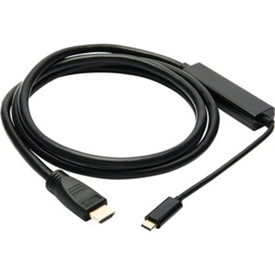 Eaton Tripp Lite Series USB-C to HDMI Active Adapter Cable (M/M), 4K 60 Hz, 4:4:4, HDCP 2.2, Mid-Cable Adapter, Black, 6 ft. (1.8 m)