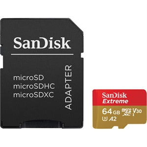 SanDisk Extreme 64 GB Class 10/UHS-I (U3) V30 microSDXC