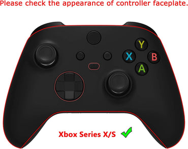 Playvital Anti-Skid Sweat-Absorbent Controller Grip for Xbox Core Wireless Controller, Professional Textured Soft Rubber Pads Handle Grips for Xbox Series X/S Controller - Black