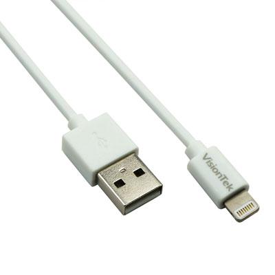 Cable Lightning de 1 m, blanco, MFI