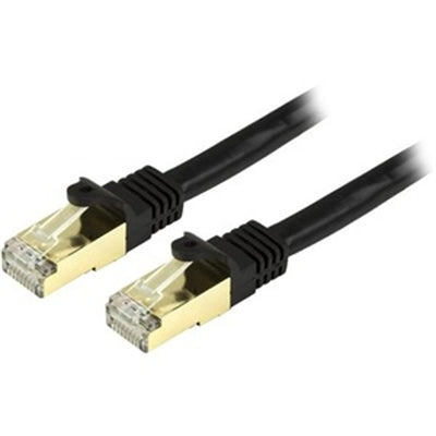 Cable STP Cat6a negro de 10 pies