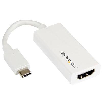 Adaptador USB C a HDMI blanco