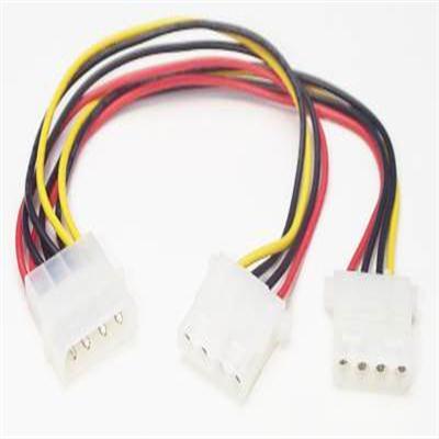 Cable divisor de alimentación en Y de LP4 a 2x LP4 de StarTech.com - Cable de alimentación - Alimentación interna de 4 pines (H) - Alimentación interna de 4 pines (M)