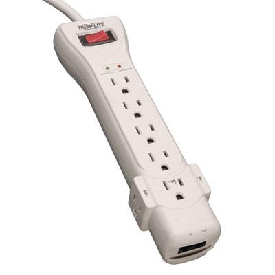 7 tomas de corriente 2720J contra sobretensiones con RJ11